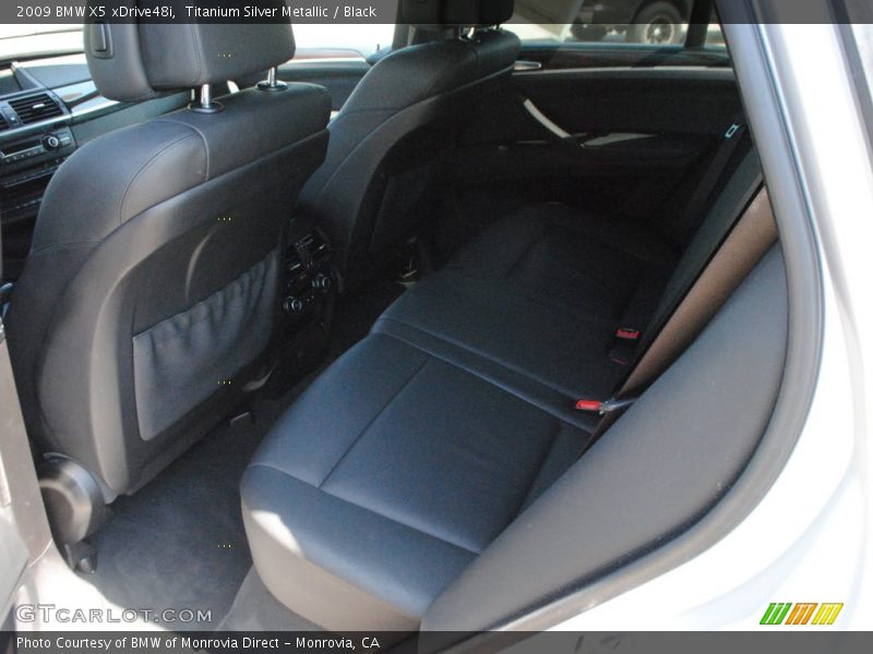 Titanium Silver Metallic / Black 2009 BMW X5 xDrive48i