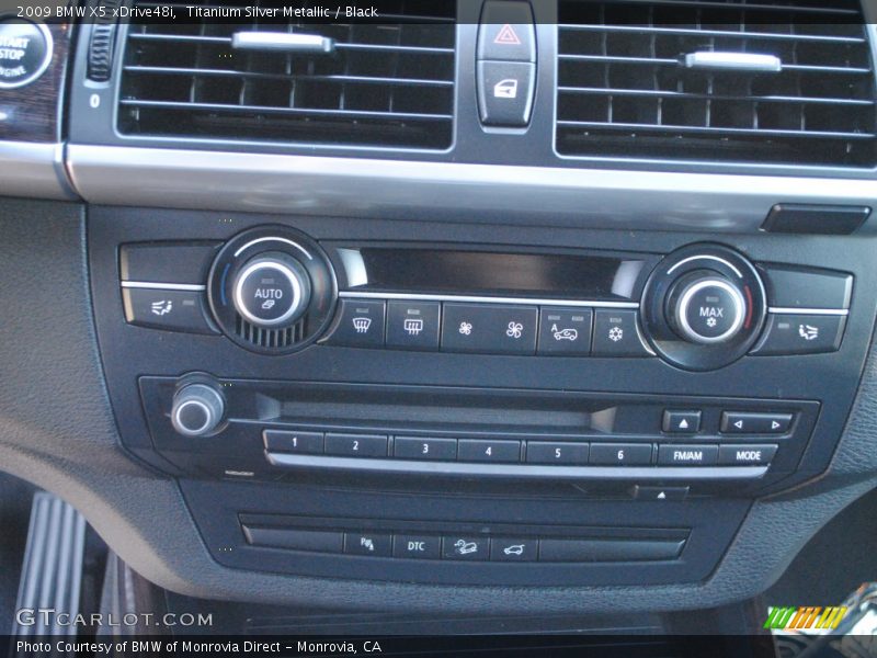 Titanium Silver Metallic / Black 2009 BMW X5 xDrive48i