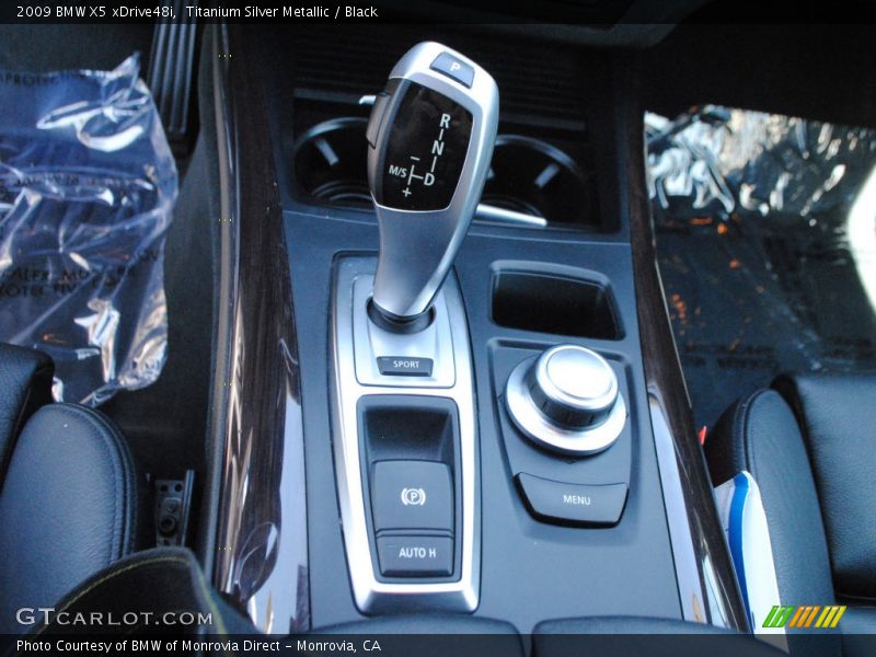 Titanium Silver Metallic / Black 2009 BMW X5 xDrive48i