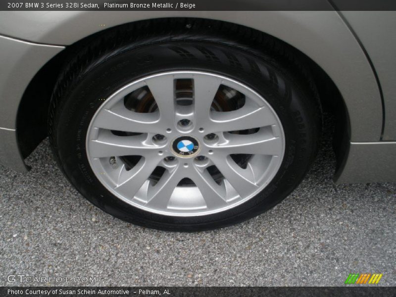 Platinum Bronze Metallic / Beige 2007 BMW 3 Series 328i Sedan