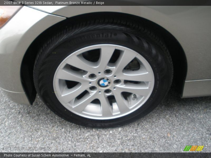 Platinum Bronze Metallic / Beige 2007 BMW 3 Series 328i Sedan