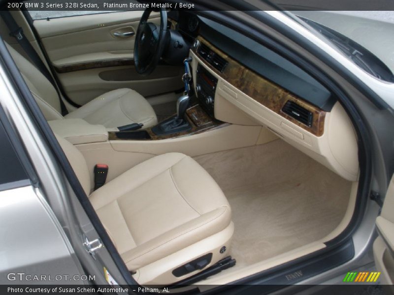 Platinum Bronze Metallic / Beige 2007 BMW 3 Series 328i Sedan