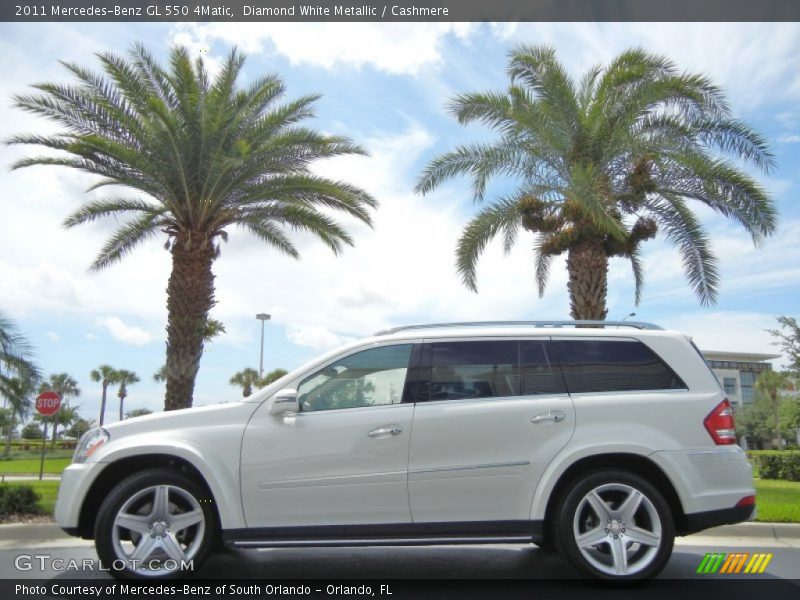 Diamond White Metallic / Cashmere 2011 Mercedes-Benz GL 550 4Matic