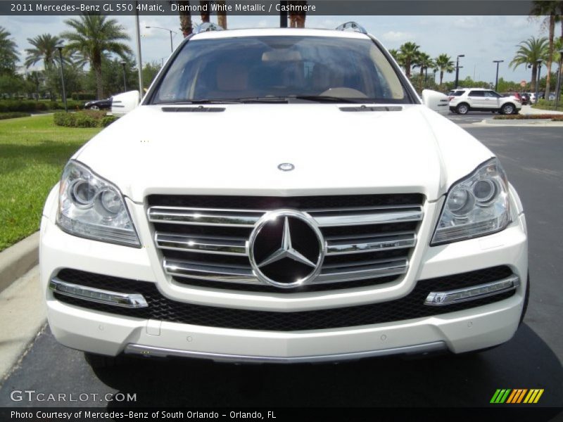 Diamond White Metallic / Cashmere 2011 Mercedes-Benz GL 550 4Matic