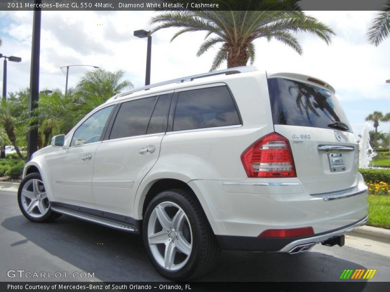 Diamond White Metallic / Cashmere 2011 Mercedes-Benz GL 550 4Matic