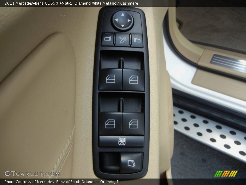 Diamond White Metallic / Cashmere 2011 Mercedes-Benz GL 550 4Matic
