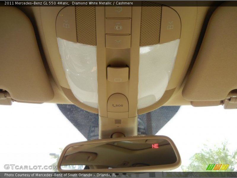 Diamond White Metallic / Cashmere 2011 Mercedes-Benz GL 550 4Matic