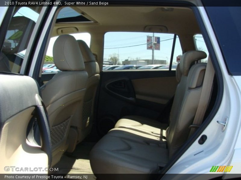 Super White / Sand Beige 2010 Toyota RAV4 Limited 4WD