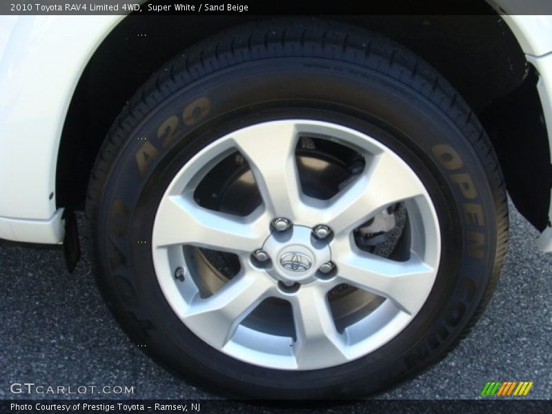 Super White / Sand Beige 2010 Toyota RAV4 Limited 4WD