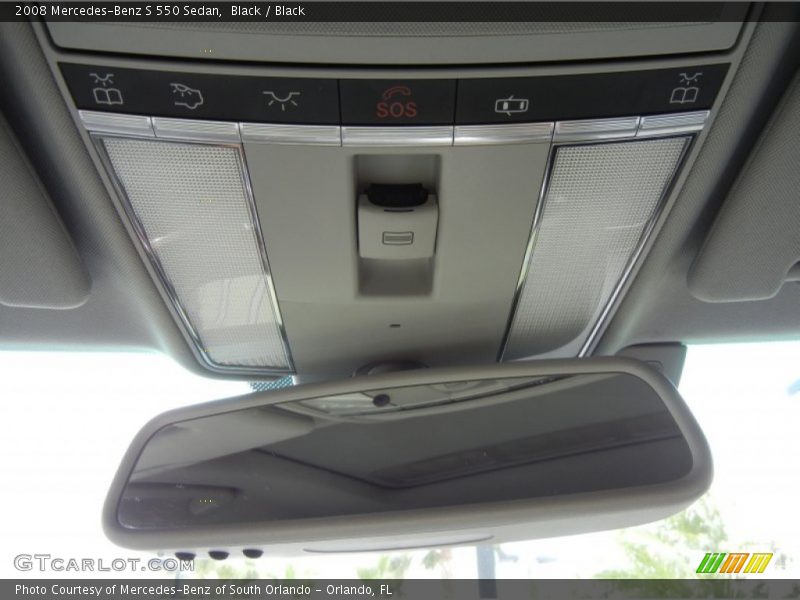 Black / Black 2008 Mercedes-Benz S 550 Sedan