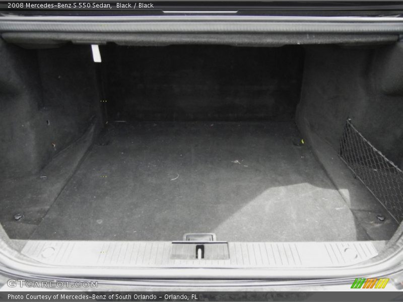Black / Black 2008 Mercedes-Benz S 550 Sedan