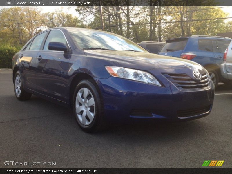 Blue Ribbon Metallic / Ash 2008 Toyota Camry LE