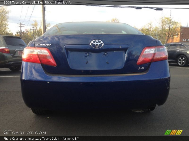Blue Ribbon Metallic / Ash 2008 Toyota Camry LE