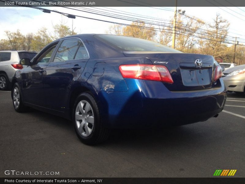 Blue Ribbon Metallic / Ash 2008 Toyota Camry LE
