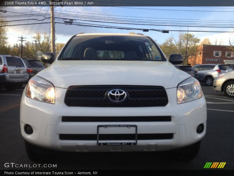 Blizzard Pearl White / Ash 2008 Toyota RAV4 4WD