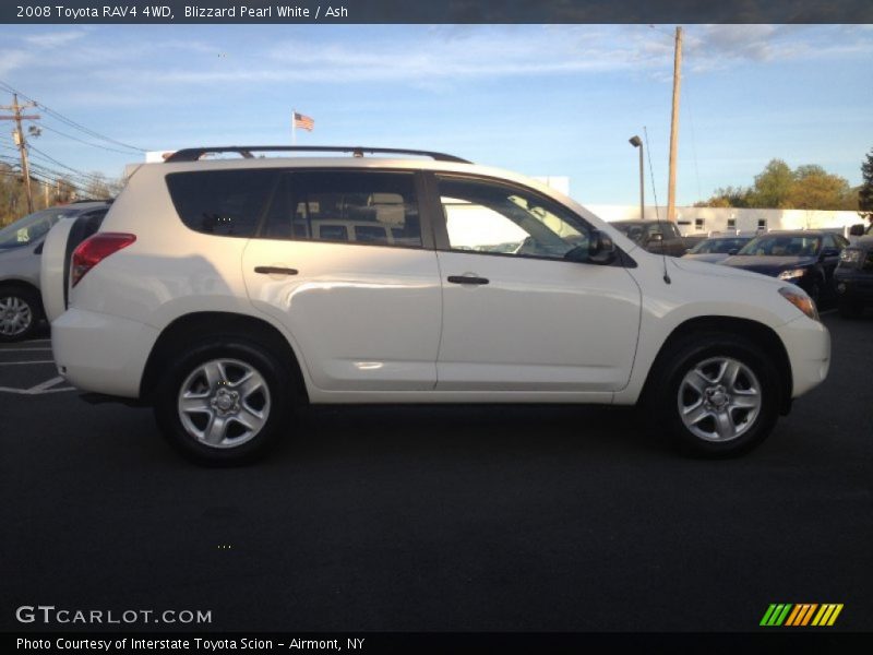 Blizzard Pearl White / Ash 2008 Toyota RAV4 4WD