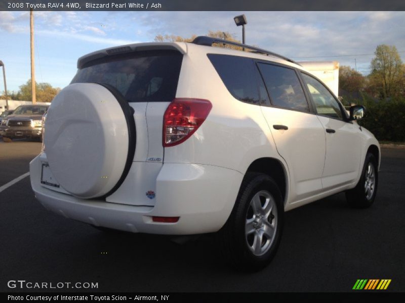 Blizzard Pearl White / Ash 2008 Toyota RAV4 4WD