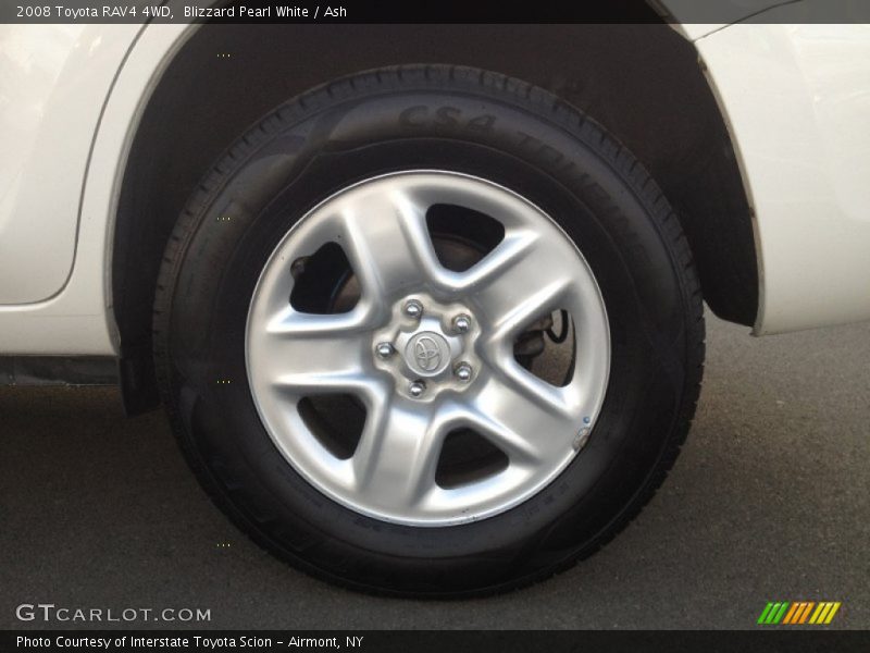 Blizzard Pearl White / Ash 2008 Toyota RAV4 4WD