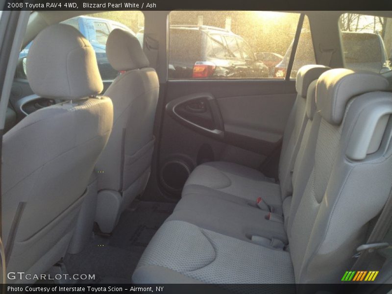 Blizzard Pearl White / Ash 2008 Toyota RAV4 4WD