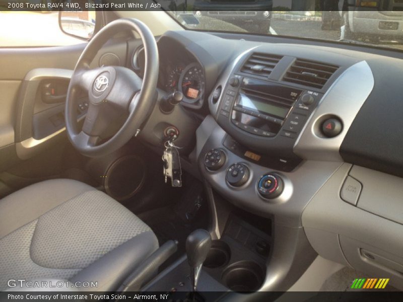 Blizzard Pearl White / Ash 2008 Toyota RAV4 4WD