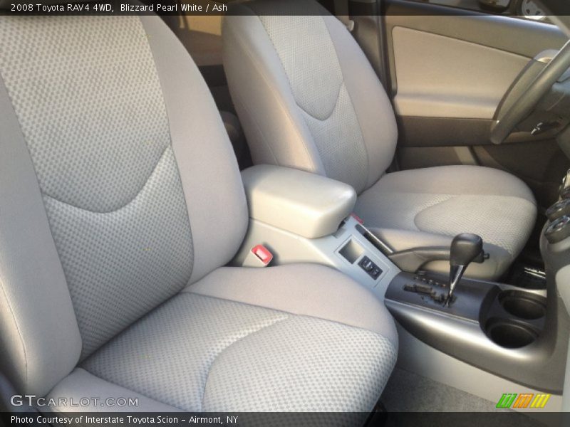 Blizzard Pearl White / Ash 2008 Toyota RAV4 4WD
