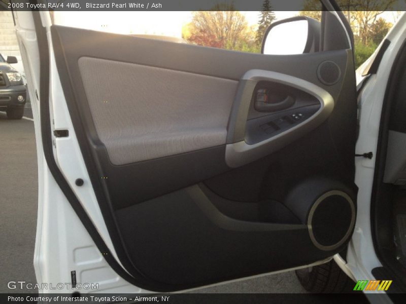 Blizzard Pearl White / Ash 2008 Toyota RAV4 4WD