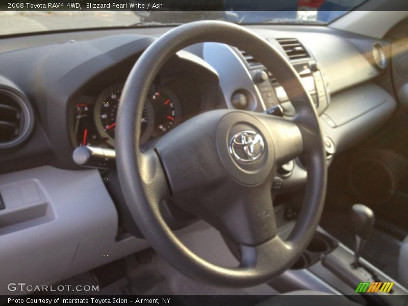 Blizzard Pearl White / Ash 2008 Toyota RAV4 4WD