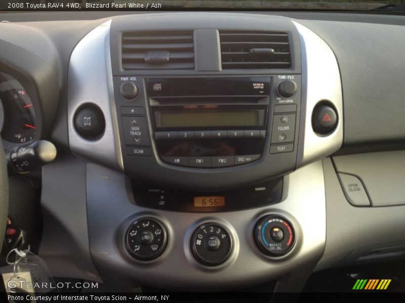 Blizzard Pearl White / Ash 2008 Toyota RAV4 4WD
