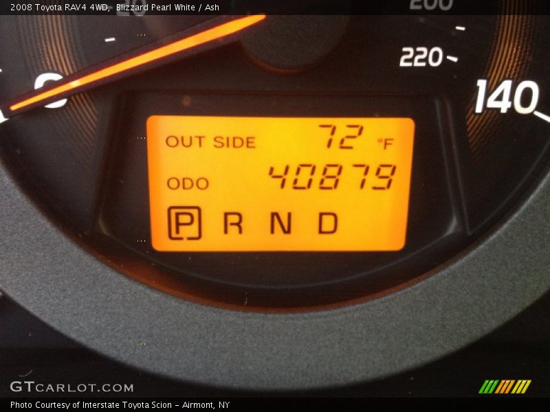 Blizzard Pearl White / Ash 2008 Toyota RAV4 4WD