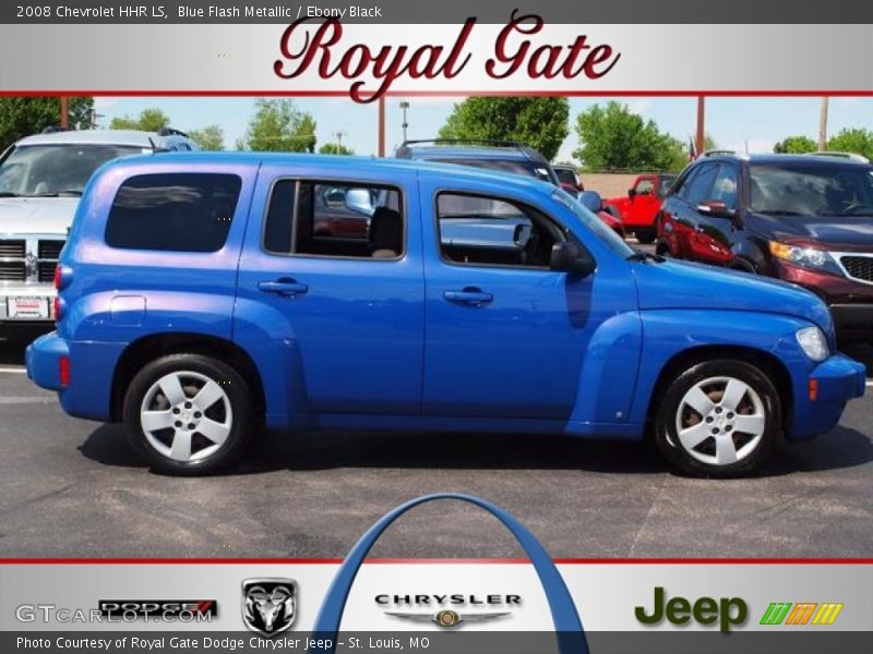 Blue Flash Metallic / Ebony Black 2008 Chevrolet HHR LS