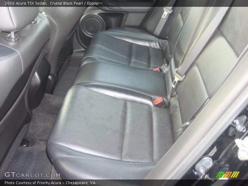 Crystal Black Pearl / Ebony 2009 Acura TSX Sedan
