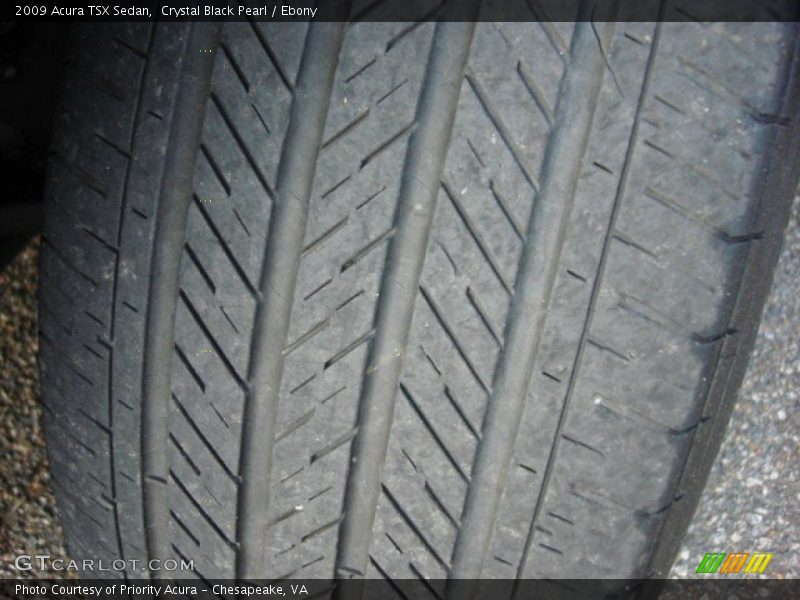 Crystal Black Pearl / Ebony 2009 Acura TSX Sedan