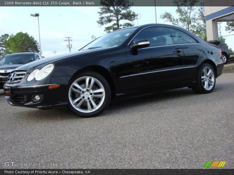 Black / Black 2006 Mercedes-Benz CLK 350 Coupe