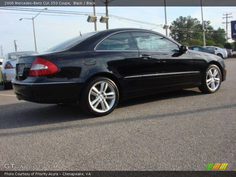 Black / Black 2006 Mercedes-Benz CLK 350 Coupe