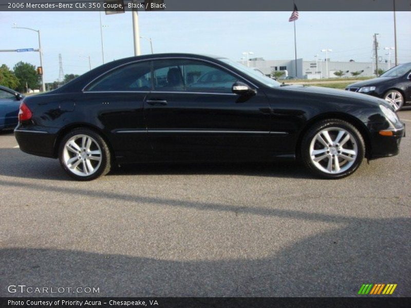 Black / Black 2006 Mercedes-Benz CLK 350 Coupe