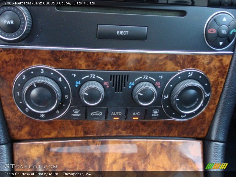 Black / Black 2006 Mercedes-Benz CLK 350 Coupe