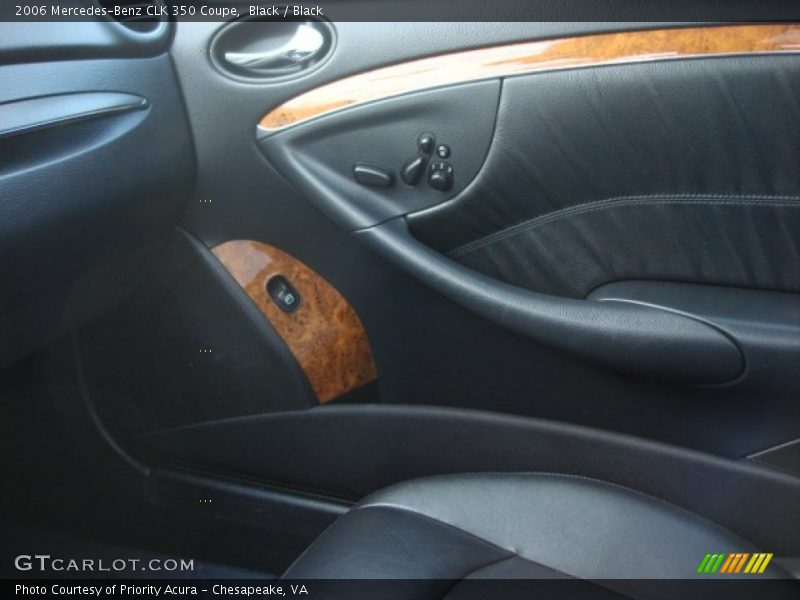 Black / Black 2006 Mercedes-Benz CLK 350 Coupe