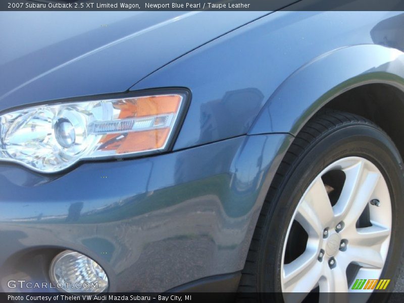 Newport Blue Pearl / Taupe Leather 2007 Subaru Outback 2.5 XT Limited Wagon