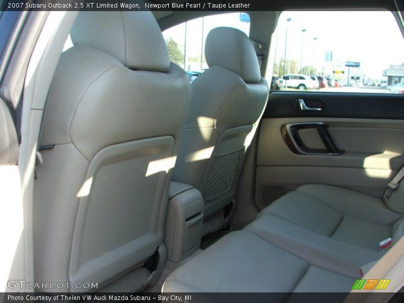Newport Blue Pearl / Taupe Leather 2007 Subaru Outback 2.5 XT Limited Wagon