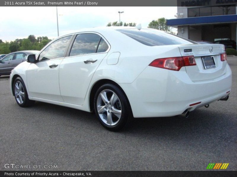 Premium White Pearl / Ebony 2011 Acura TSX Sedan