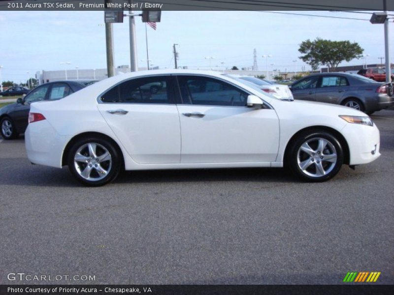 Premium White Pearl / Ebony 2011 Acura TSX Sedan