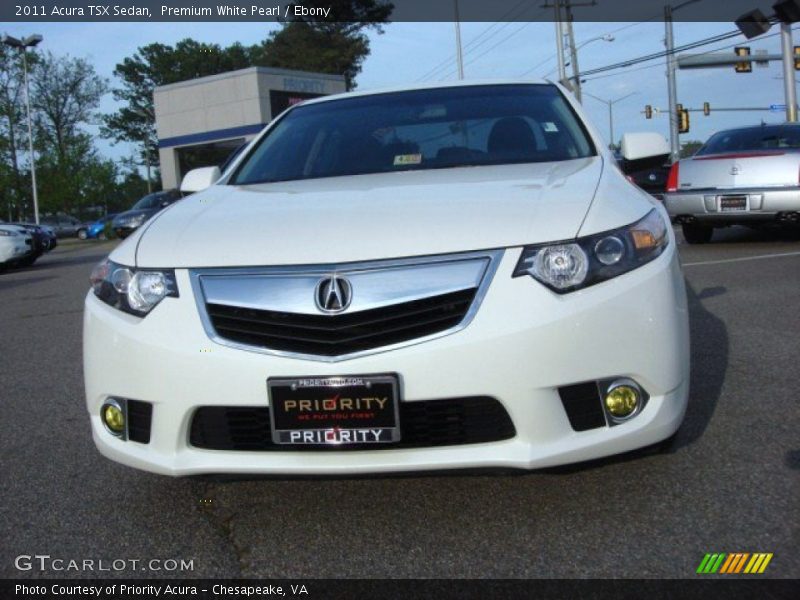 Premium White Pearl / Ebony 2011 Acura TSX Sedan