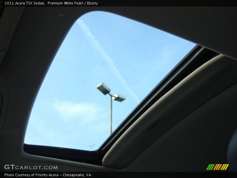 Premium White Pearl / Ebony 2011 Acura TSX Sedan