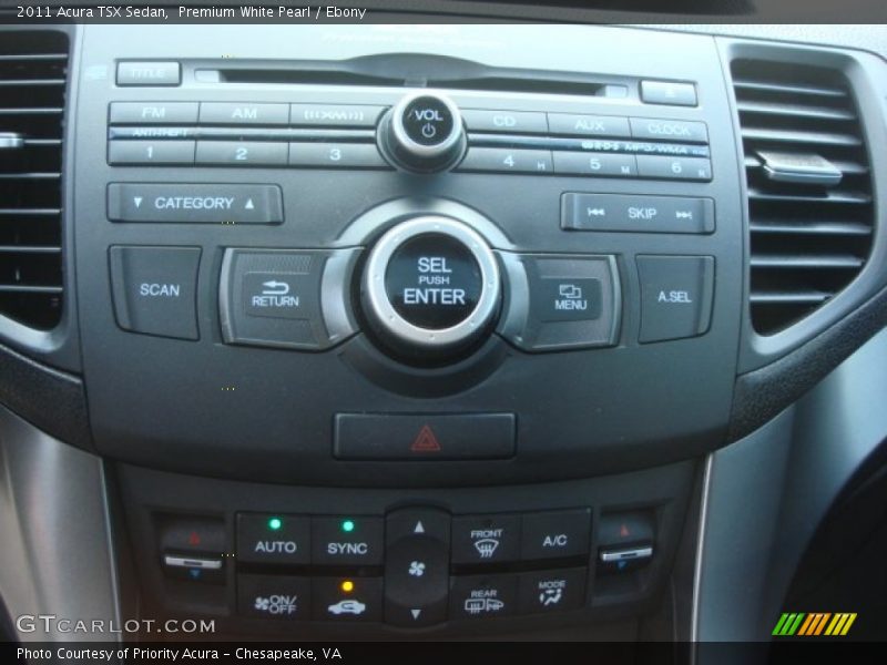 Premium White Pearl / Ebony 2011 Acura TSX Sedan