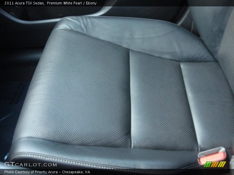 Premium White Pearl / Ebony 2011 Acura TSX Sedan