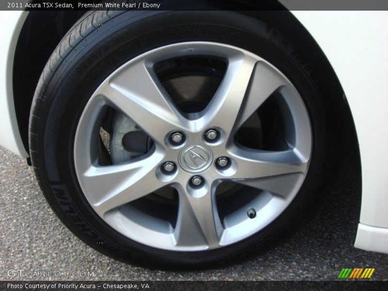 Premium White Pearl / Ebony 2011 Acura TSX Sedan
