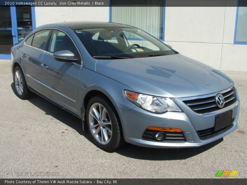 Iron Grey Metallic / Black 2010 Volkswagen CC Luxury