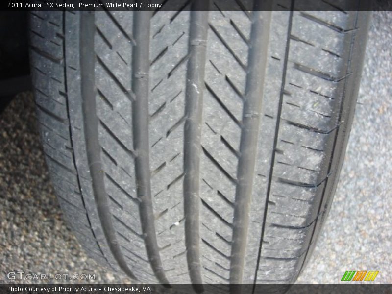 Premium White Pearl / Ebony 2011 Acura TSX Sedan