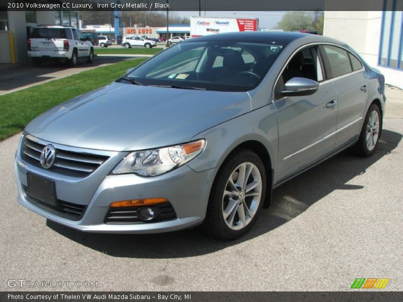 Iron Grey Metallic / Black 2010 Volkswagen CC Luxury