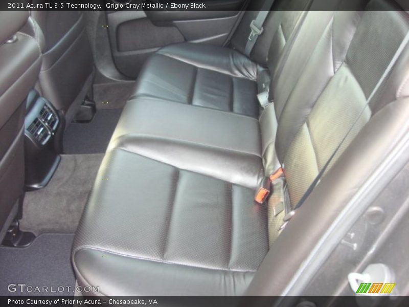 Grigio Gray Metallic / Ebony Black 2011 Acura TL 3.5 Technology